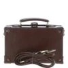 Leather Trinket Box Brown: VIN-11