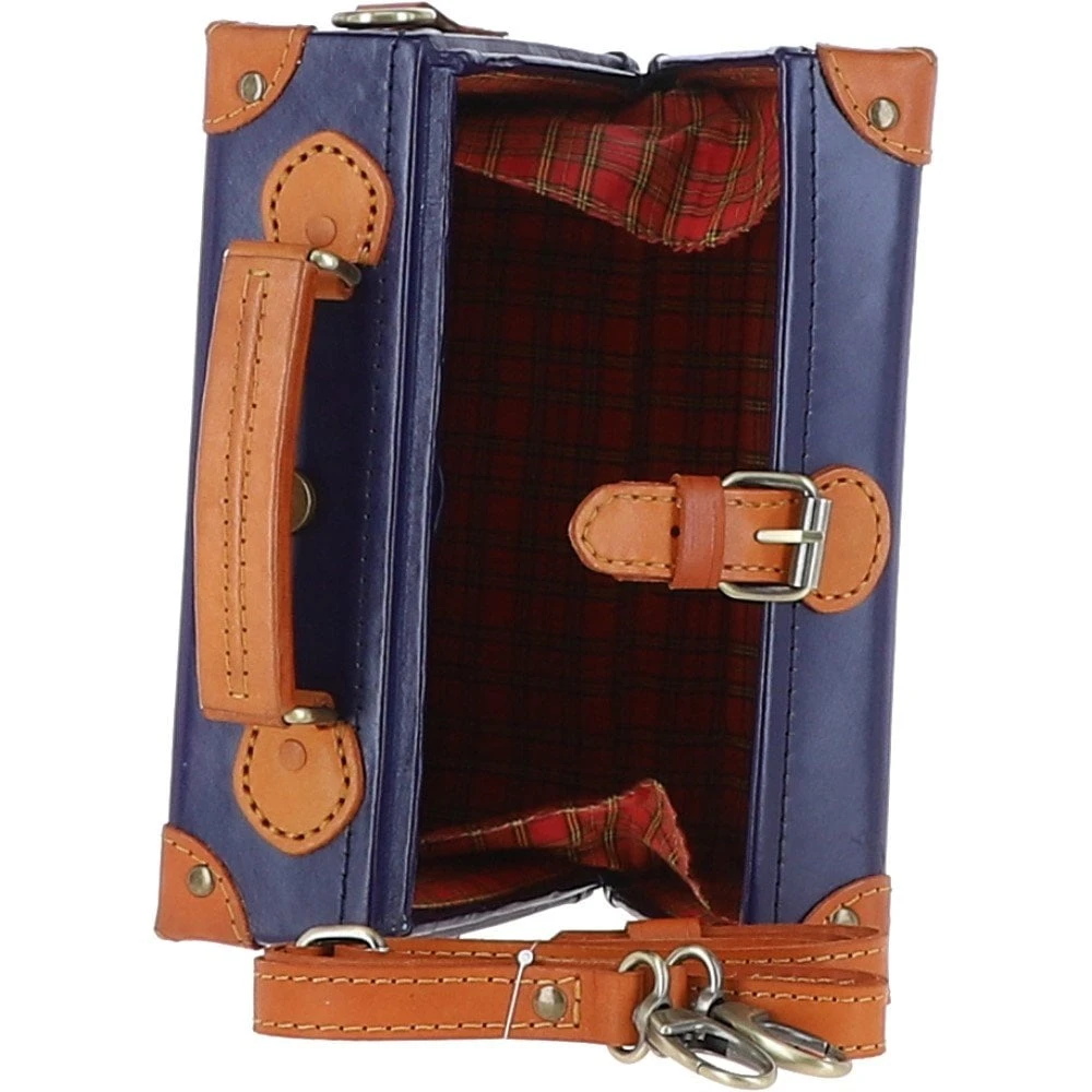 Leather Trinket Box Navy: VIN-11 - Image 2