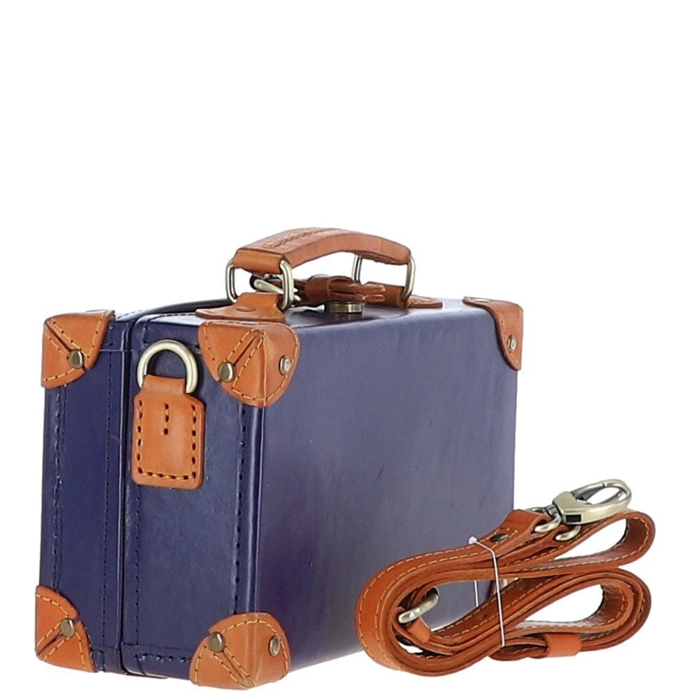 Leather Trinket Box Navy: VIN-11 - Image 5