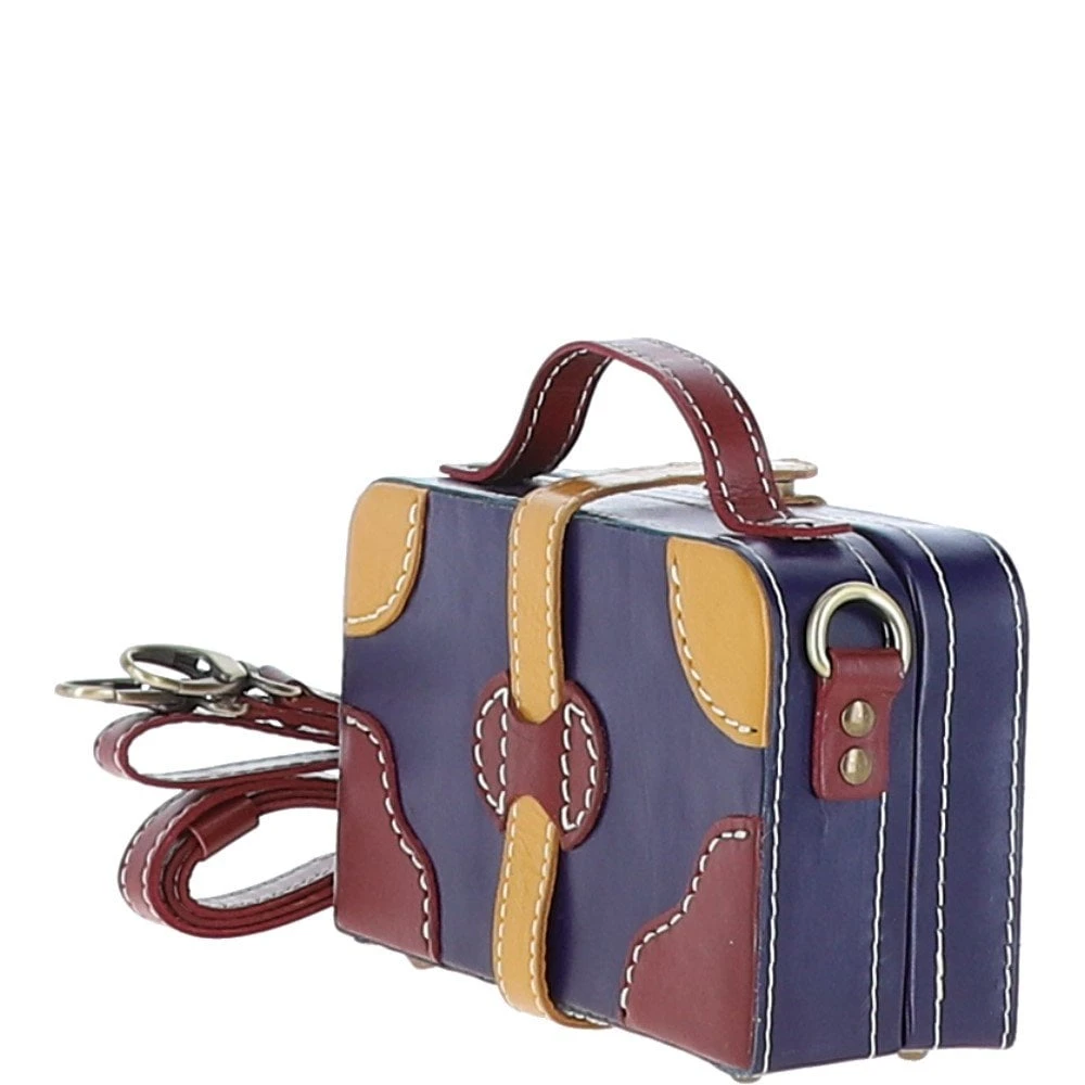 Leather Trinket Box Navy: VIN-7 - Image 3