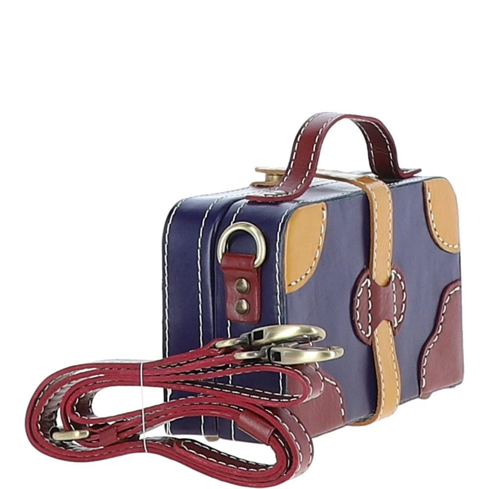 Leather Trinket Box Navy: VIN-7 - Image 5