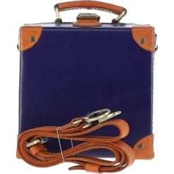 Leather Trinket Box Navy: VIN-8