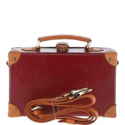 Leather Trinket Box Red: VIN-11