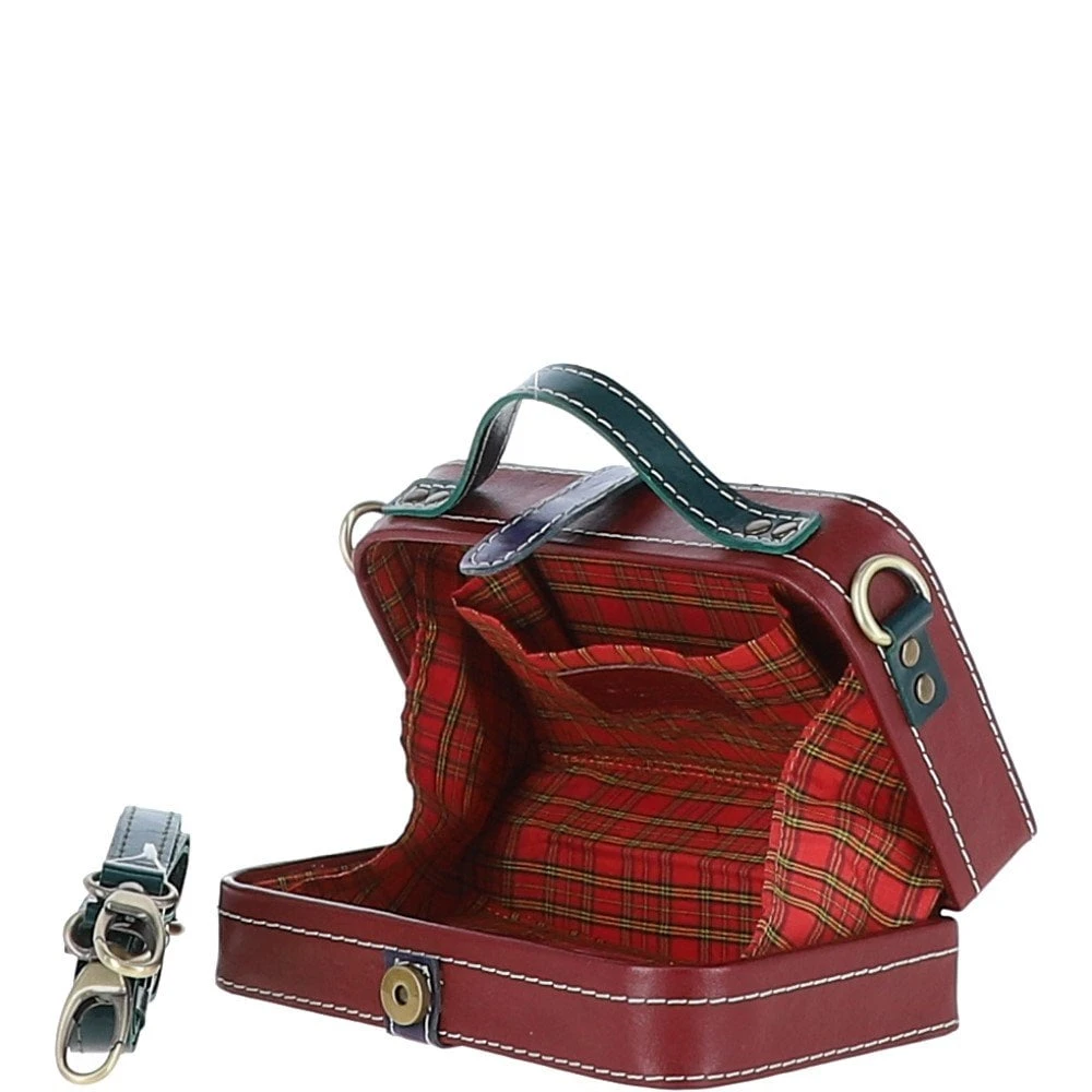 Leather Trinket Box Red: VIN-7 - Image 2