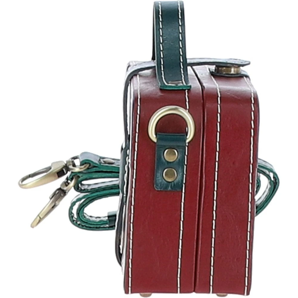 Leather Trinket Box Red: VIN-7 - Image 4