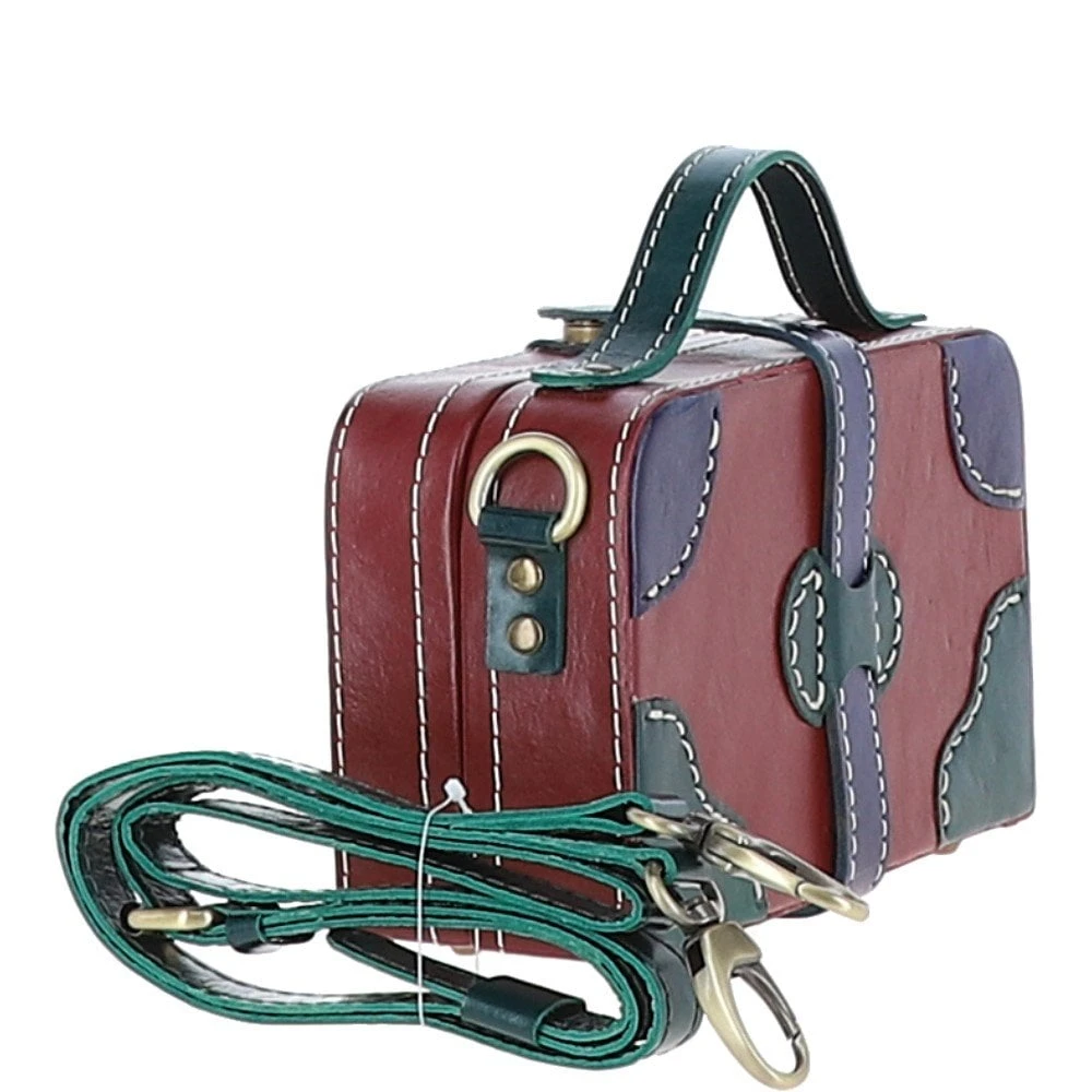 Leather Trinket Box Red: VIN-7 - Image 5