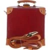 Leather Trinket Box Red: VIN-8