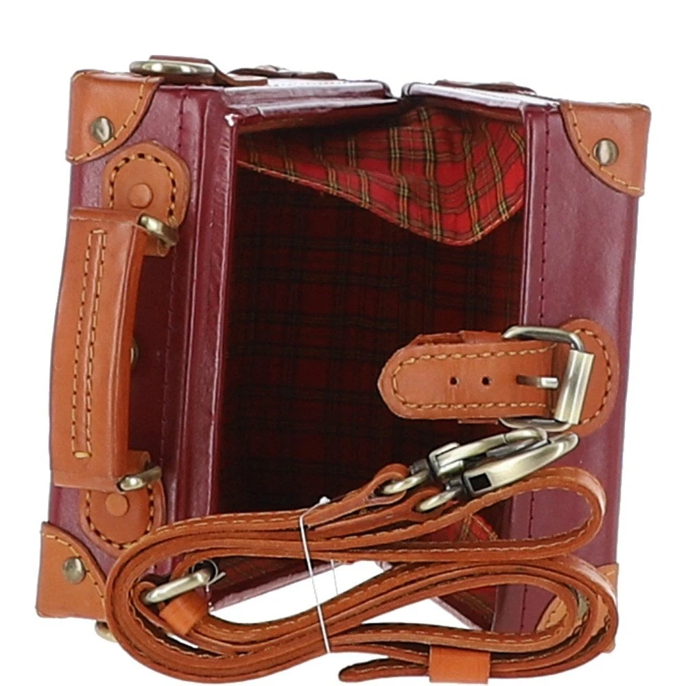 Leather Trinket Box Red: VIN-8 - Image 2