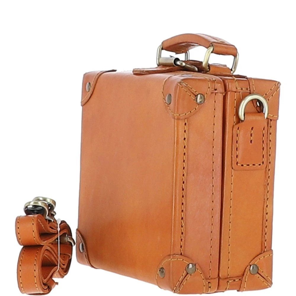 Leather Trinket Box Tan: VIN-8 - Image 3