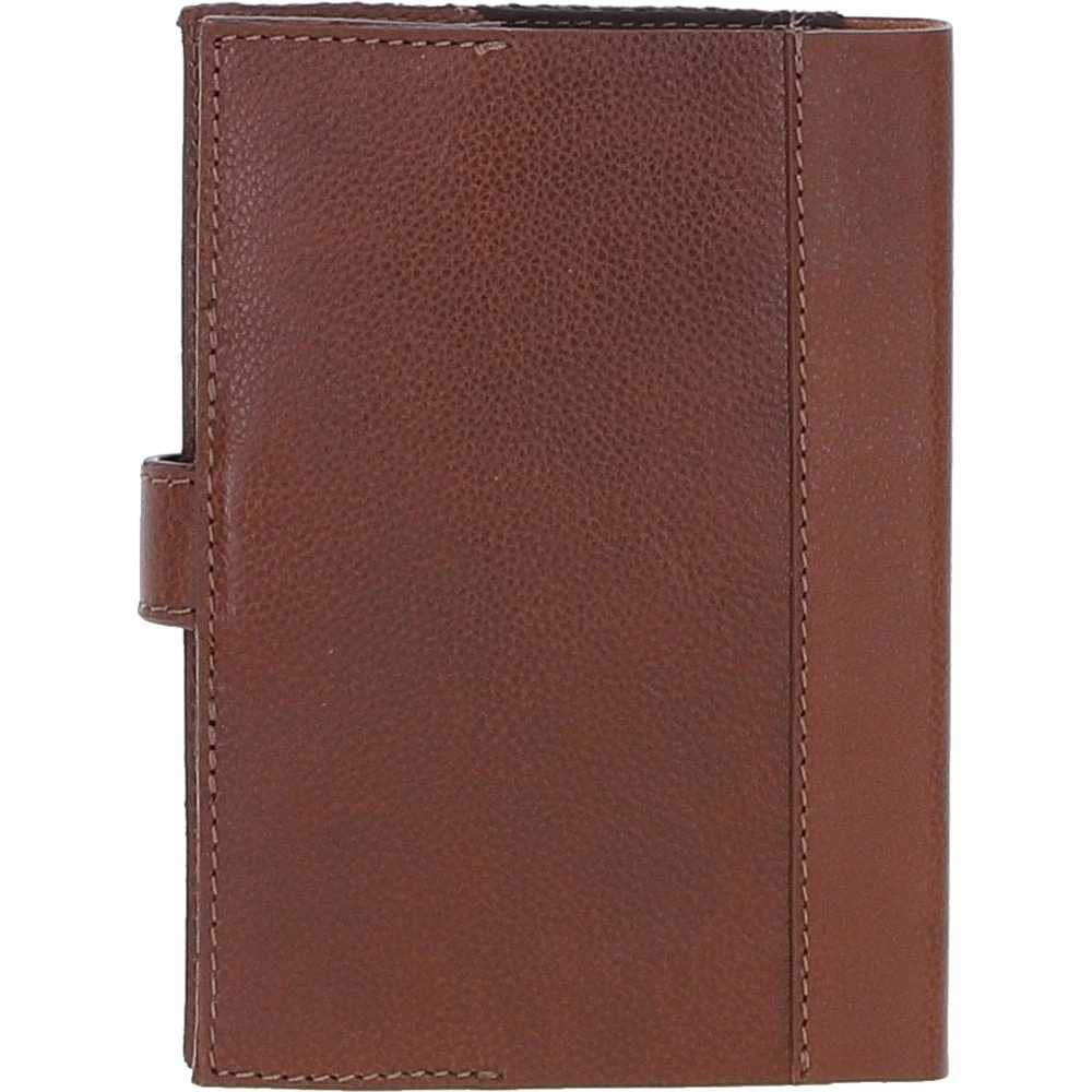 Leather & Tweed A6 Notebook Tan/Green Check: TW-18-010-TGNH - Image 2