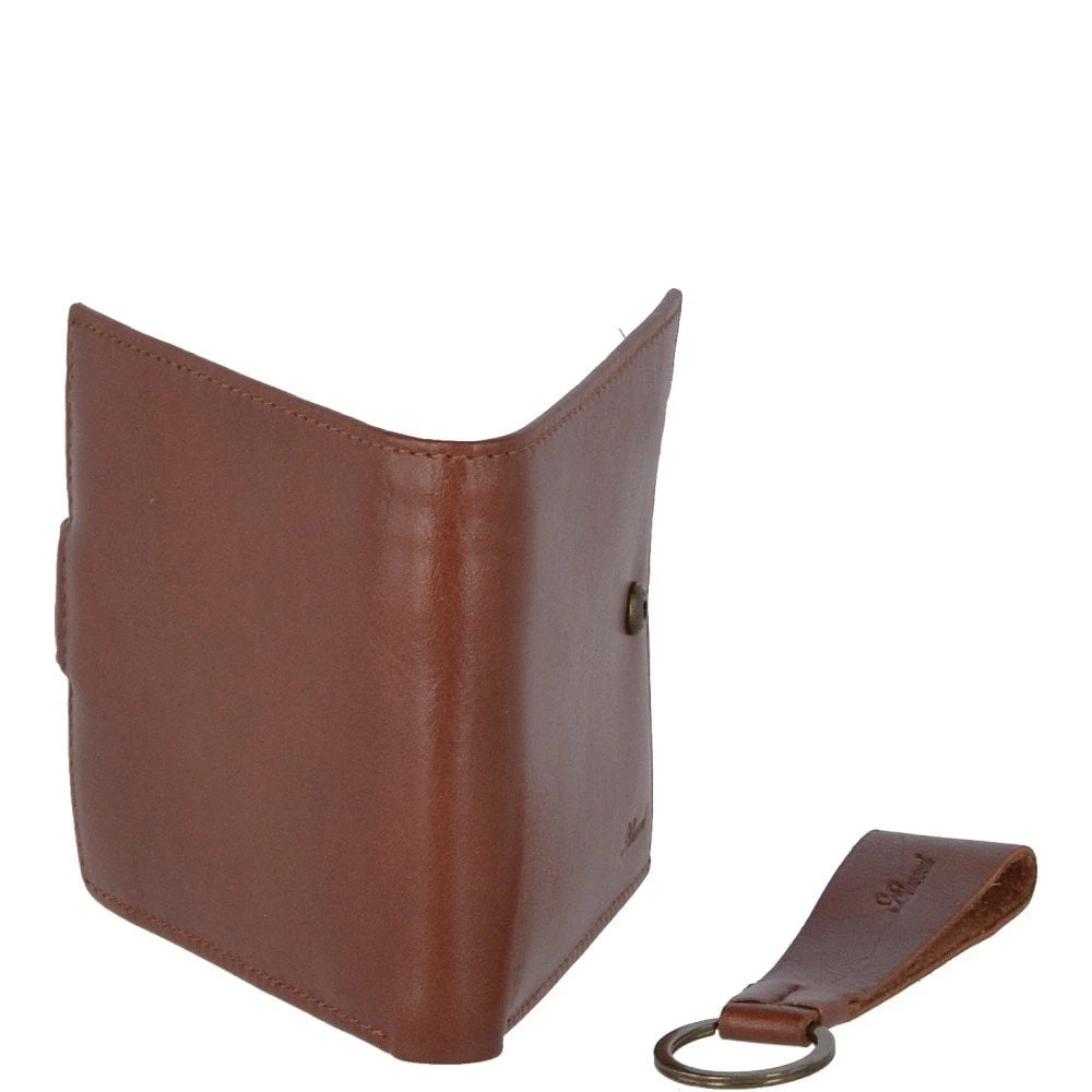 Leather Wallet And Keyring Gift Set Chestnut : GS-1287 - Image 4