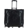 Leather Wheeled Suit Carrier Black : 89149