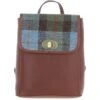 Leather X Harris Tweed Compact Backpack Tan/Mcload: TW-65-02-TM