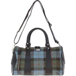 Leather X Harris Tweed Doctor Holdall Brown/Mcload: TW-46-01-BM