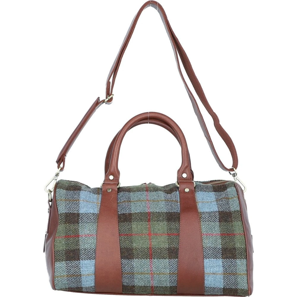 Leather X Harris Tweed Doctor Holdall Tan/Mcload: TW-46-02-TM - Image 3