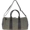 Leather X Harris Tweed Large Holdall Brown/Green: TW-47-09-BG