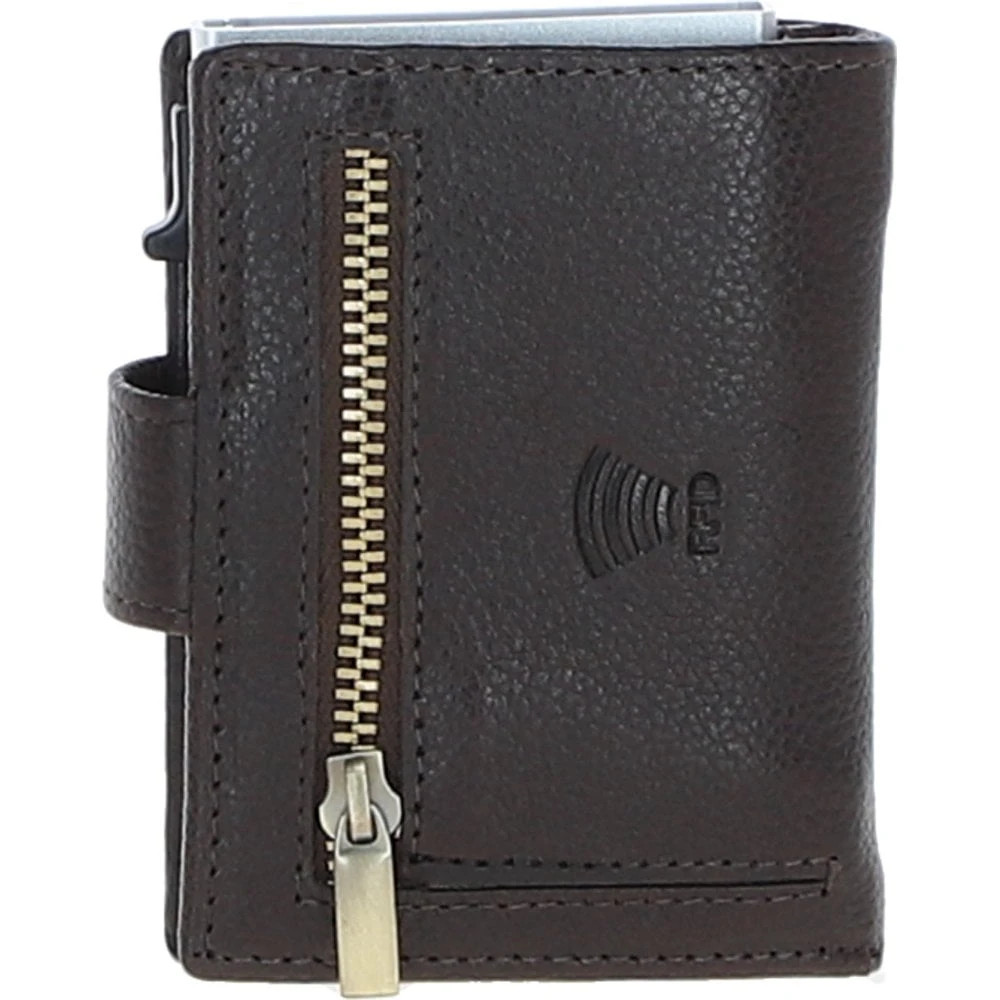 Leather X Harris Tweed RFID Secure Wallet Brown/Mcload: TW-16-01-BM - Image 3