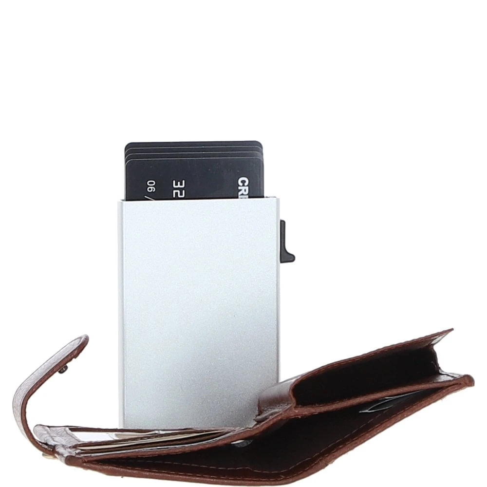 Leather X Harris Tweed RFID Secure Wallet Tan/Watch: TW-16-04-TW - Image 4