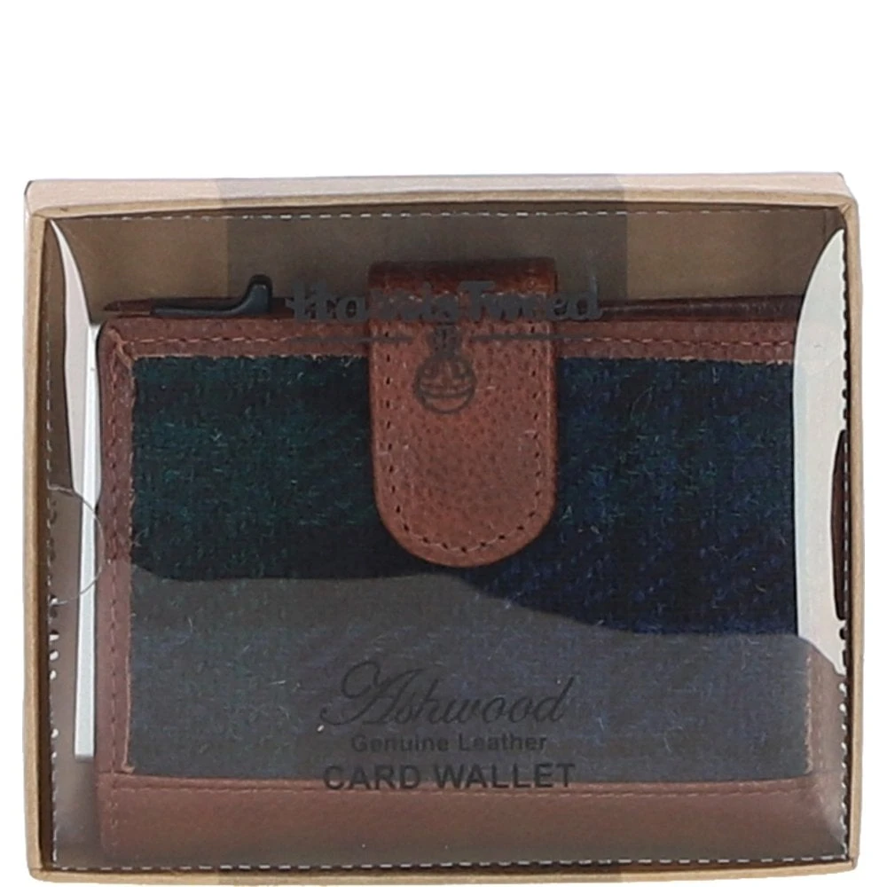 Leather X Harris Tweed RFID Secure Wallet Tan/Watch: TW-16-04-TW - Image 5