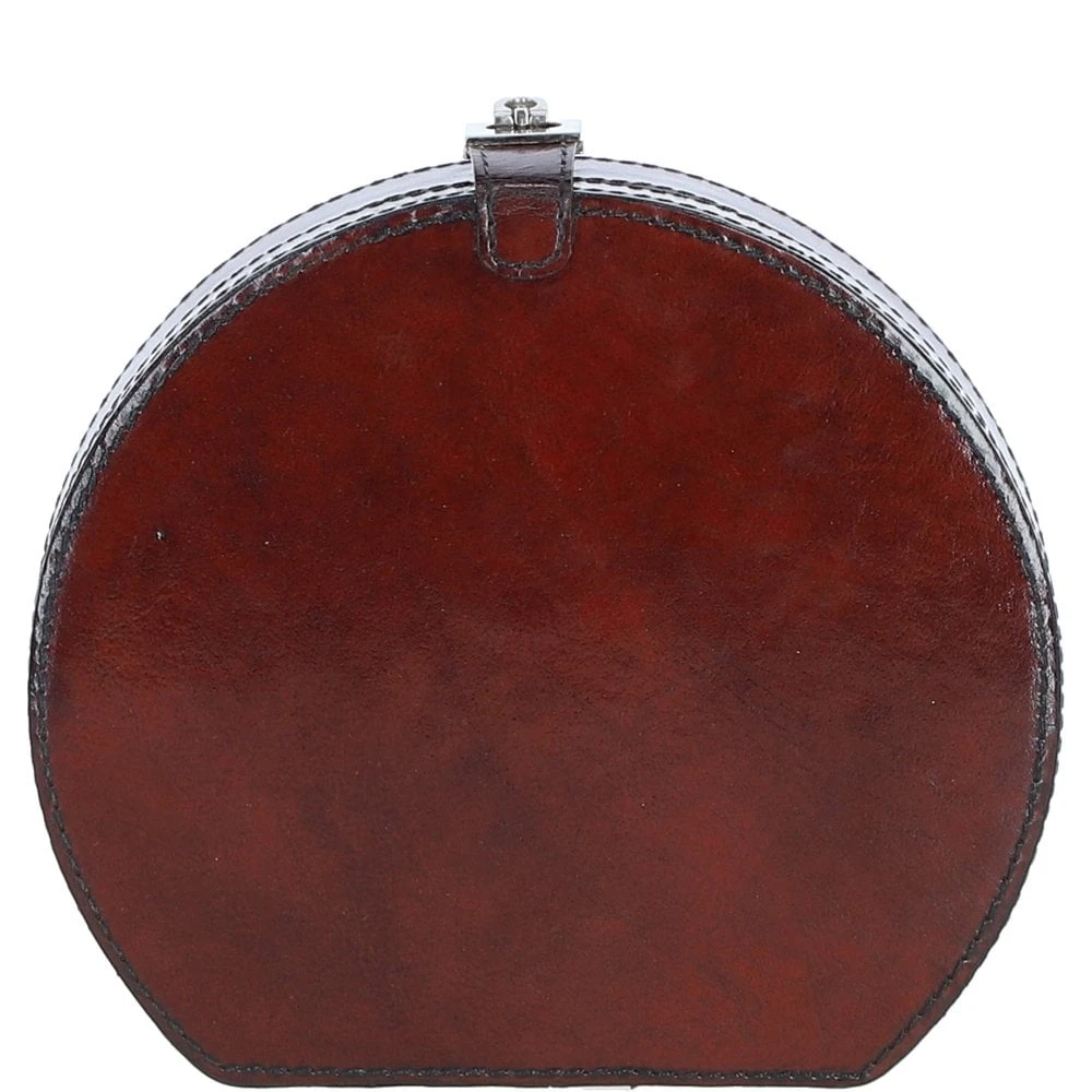 Leather's Luxury Jewellery Box Small Chestnut: LF-163