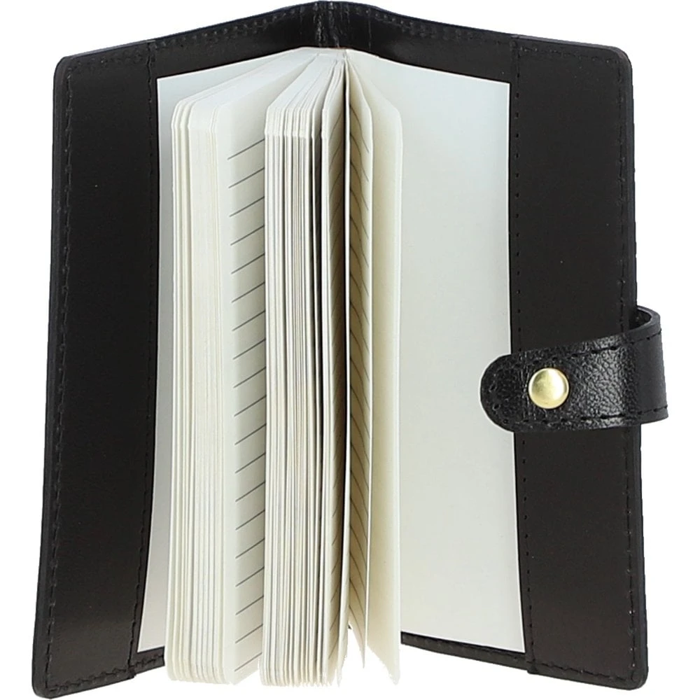 Luxury Leather A4 Notebook - Refillable & Handcrafted Cover Black: LF-113 - Image 2