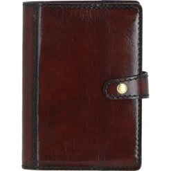 Luxury Leather A6 Notebook - Refillable & Handcrafted Cover Chestnut: LF-111