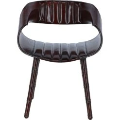 Luxury Leather Nougat Chair Chestnut: LF-141