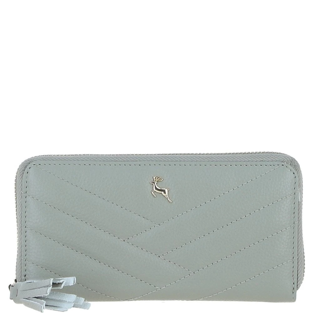 Luxury Leather RFID-Protected Purse Sage: 32049