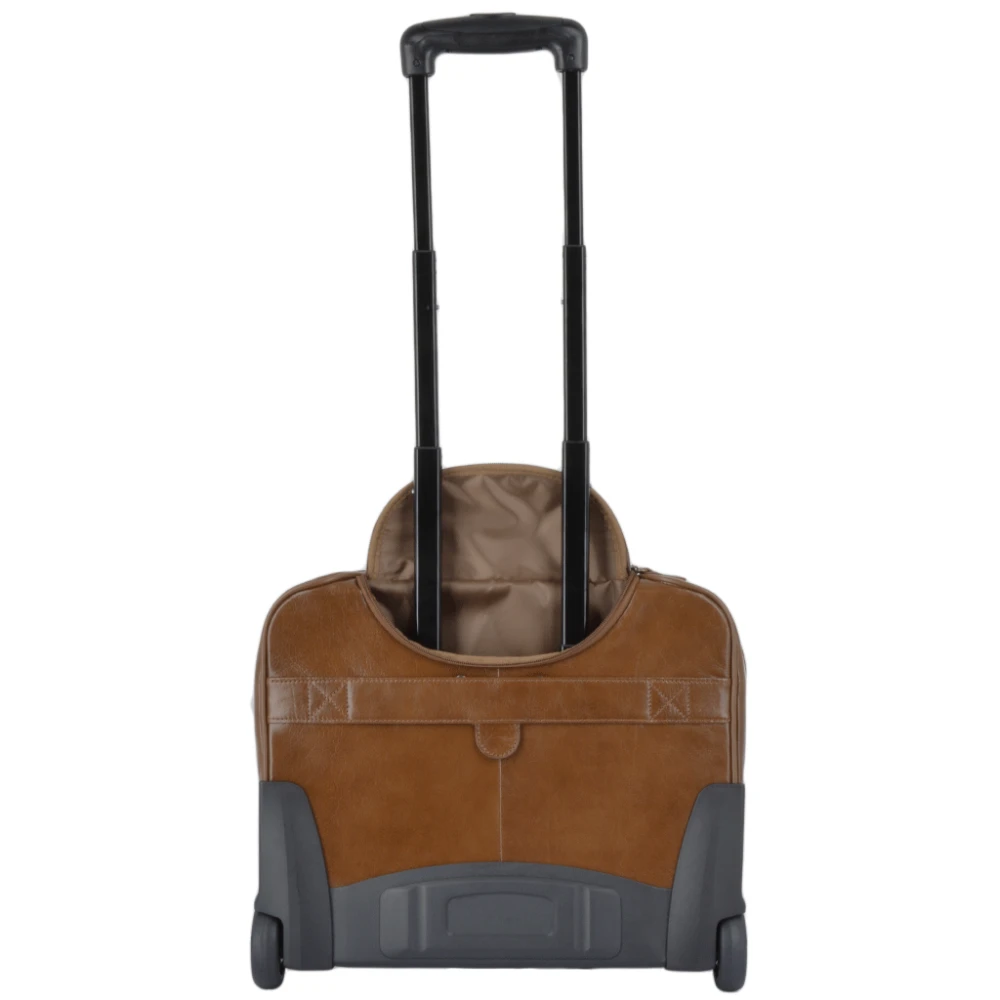 Quad Section Business Weekend Trolley Chestnut : 89151 - Image 4