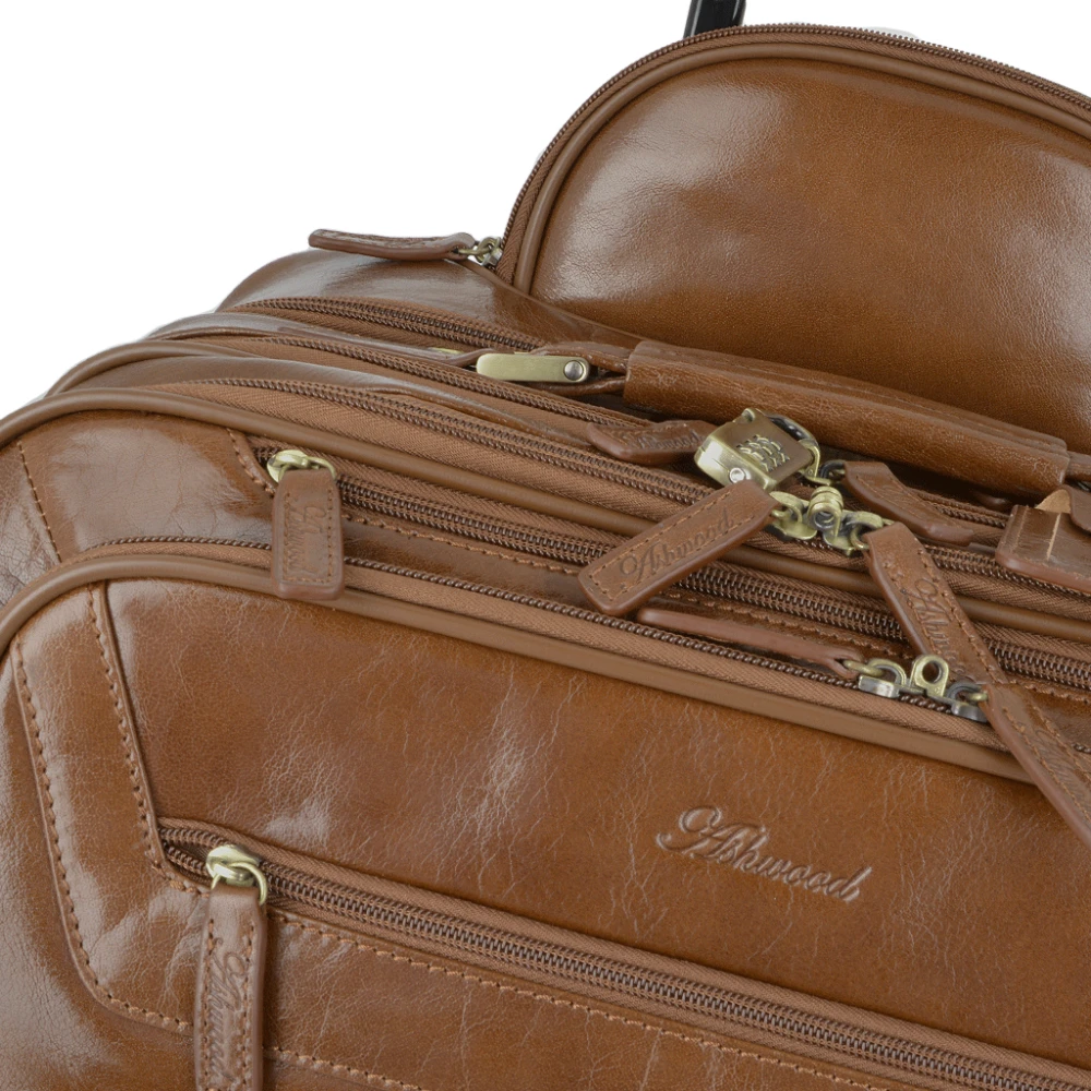 Quad Section Business Weekend Trolley Chestnut : 89151 - Image 6