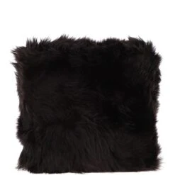 Sheepskin Cushion Chocolate
