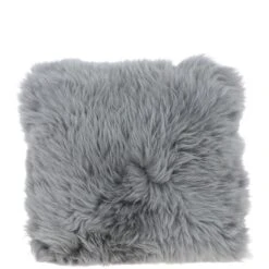 Sheepskin Cushion Grey