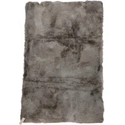 Sheepskin Quilted Lined Carpet Mushroom