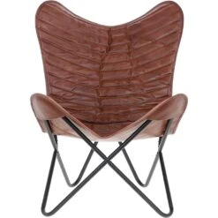 Sindhi Butterfly Chair Tan:KDDPC-001