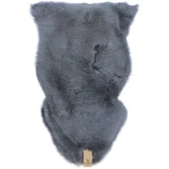 Single Australian Sheepskin Rug Charcoal