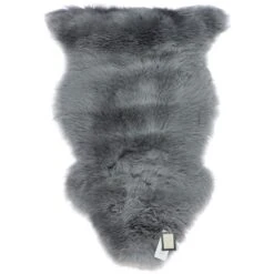 Single Australian Sheepskin Rug Grey