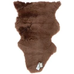 Single Australian Sheepskin Rug Toffee
