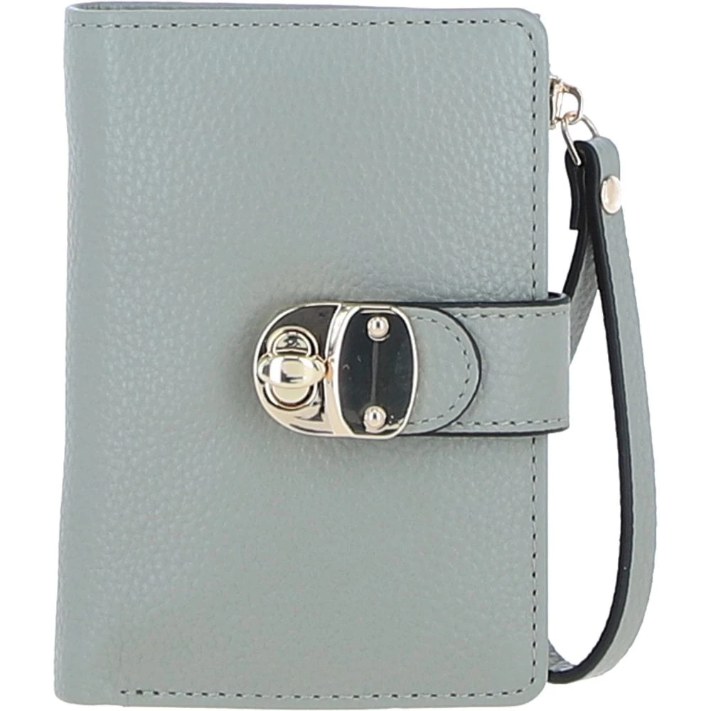 Small Ladies Leather Purse Sage: 32047