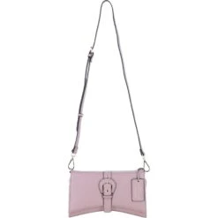 Stylish Leather Crossbody Bag Wood Rose: 64179