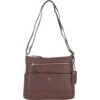 Stylish Shoulder Bag Cognac: Derby