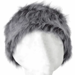 Toscana Sheepskin Leather Headband Black/brissa: Kinona