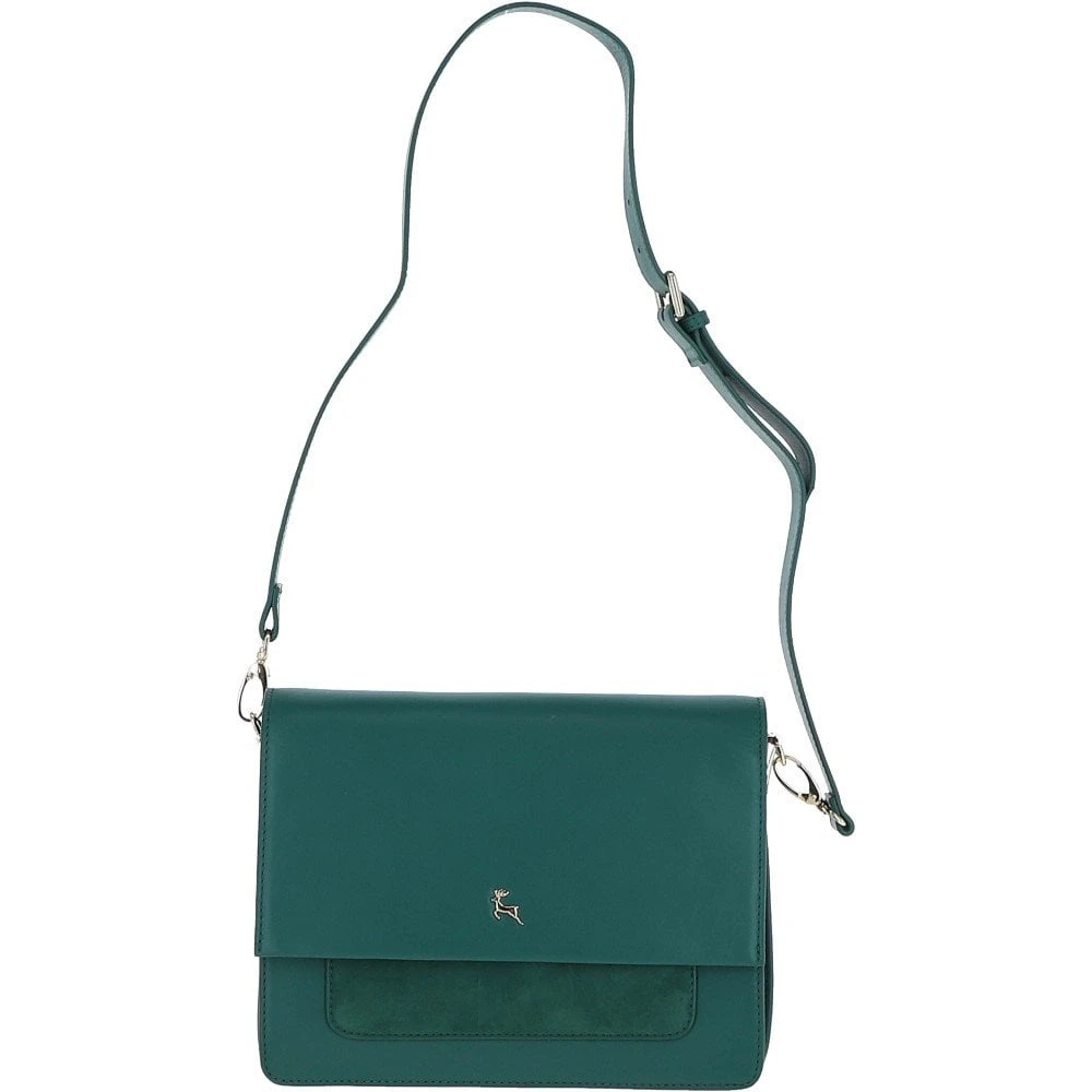 Two Sections Shoulder Bag Green: AW0022