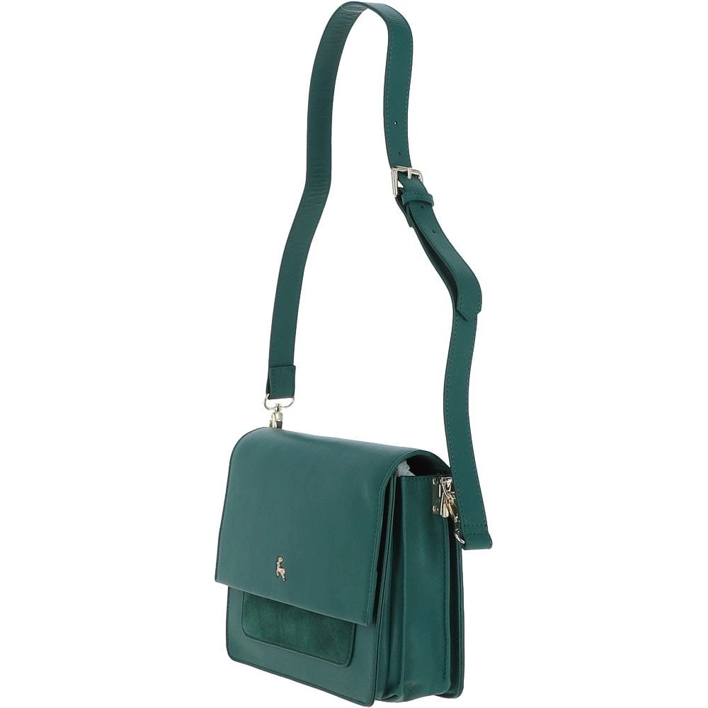 Two Sections Shoulder Bag Green: AW0022 - Image 2