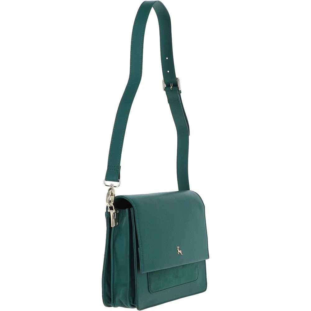 Two Sections Shoulder Bag Green: AW0022 - Image 4