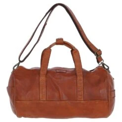 Unisex Barrel Gym Bag Tan: D-96