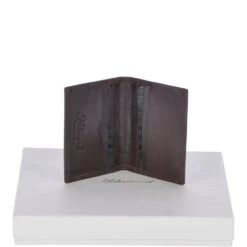 Vegetable Tanned 8 Card Holder Wallet Brown : 1290-VT