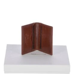Vegetable Tanned 8 Card Holder Wallet Tan : 1290-VT