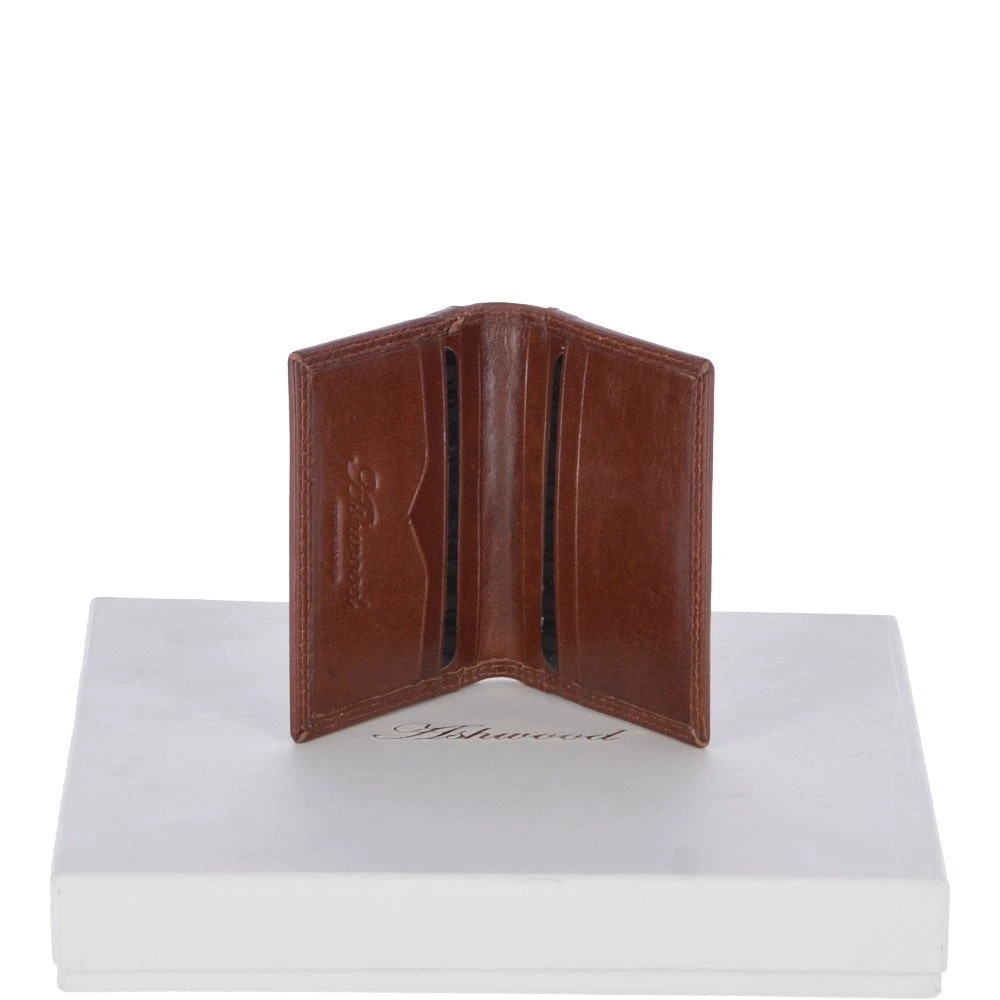 Vegetable Tanned 8 Card Holder Wallet Tan : 1290-VT