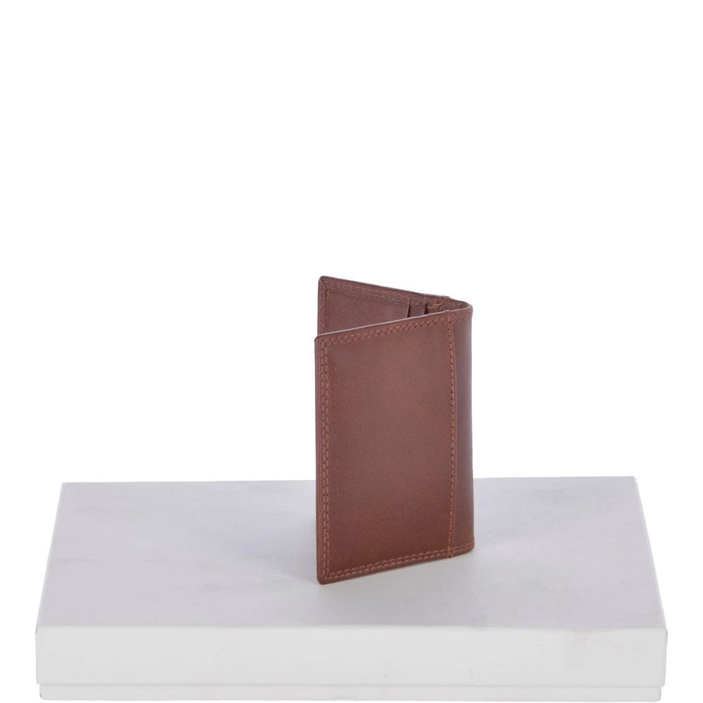 Vegetable Tanned 8 Card Holder Wallet Tan : 1290-VT - Image 2