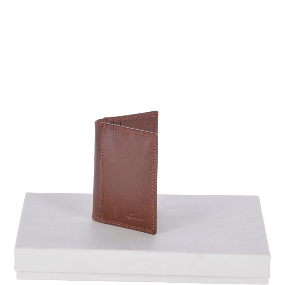 Vegetable Tanned 8 Card Holder Wallet Tan : 1290-VT - Image 4